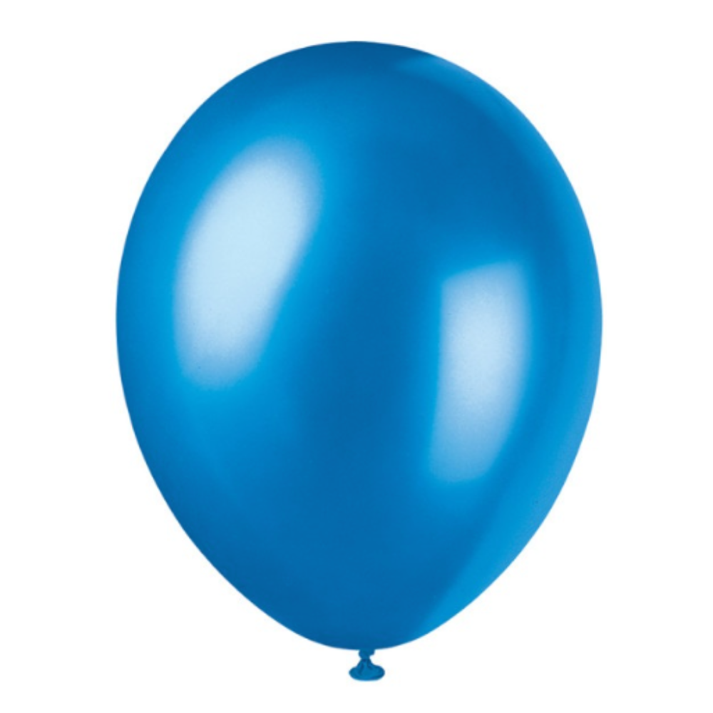 12" Latex Balloons  50ct - Cosmic Blue