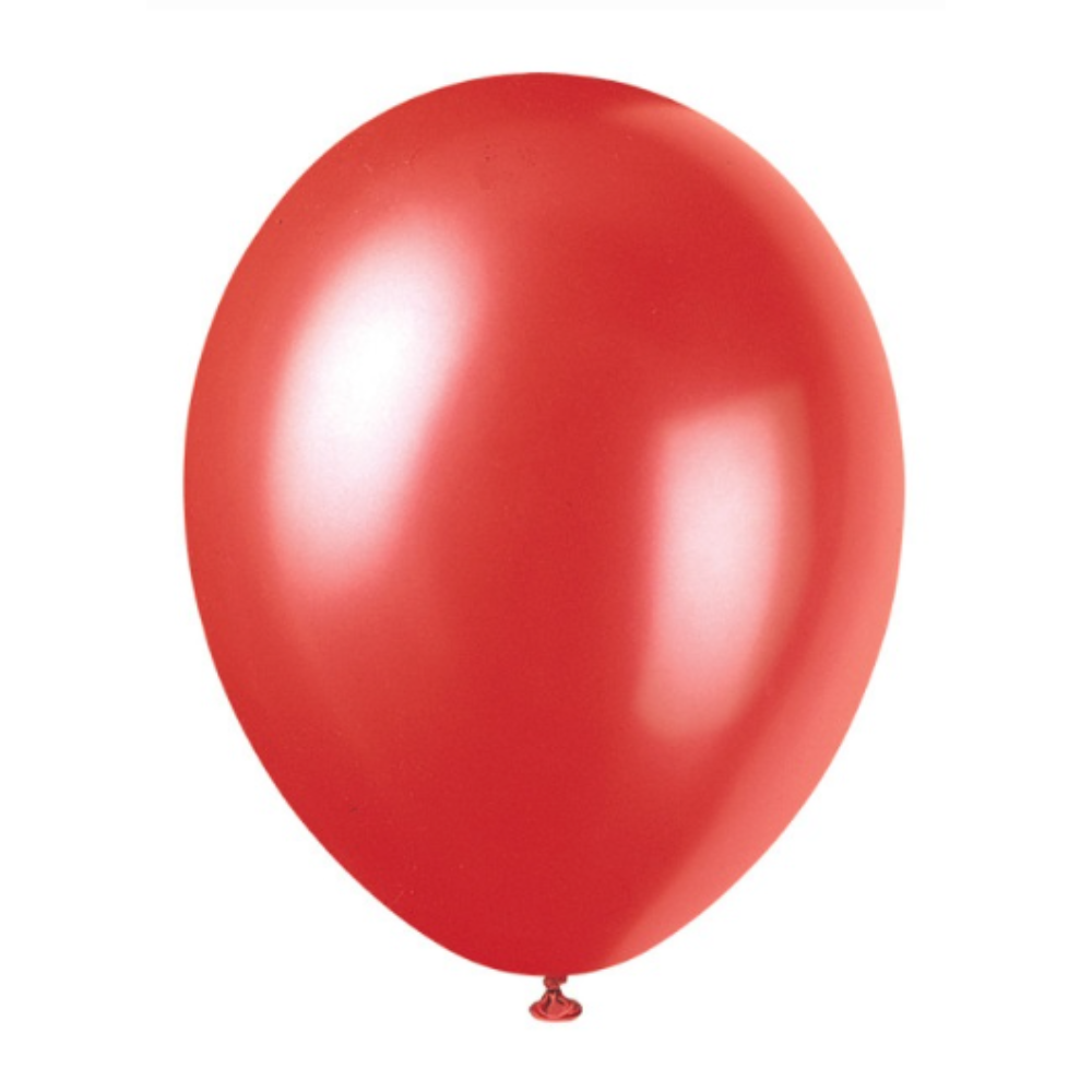 12" Latex Balloons  50ct - Flame Red