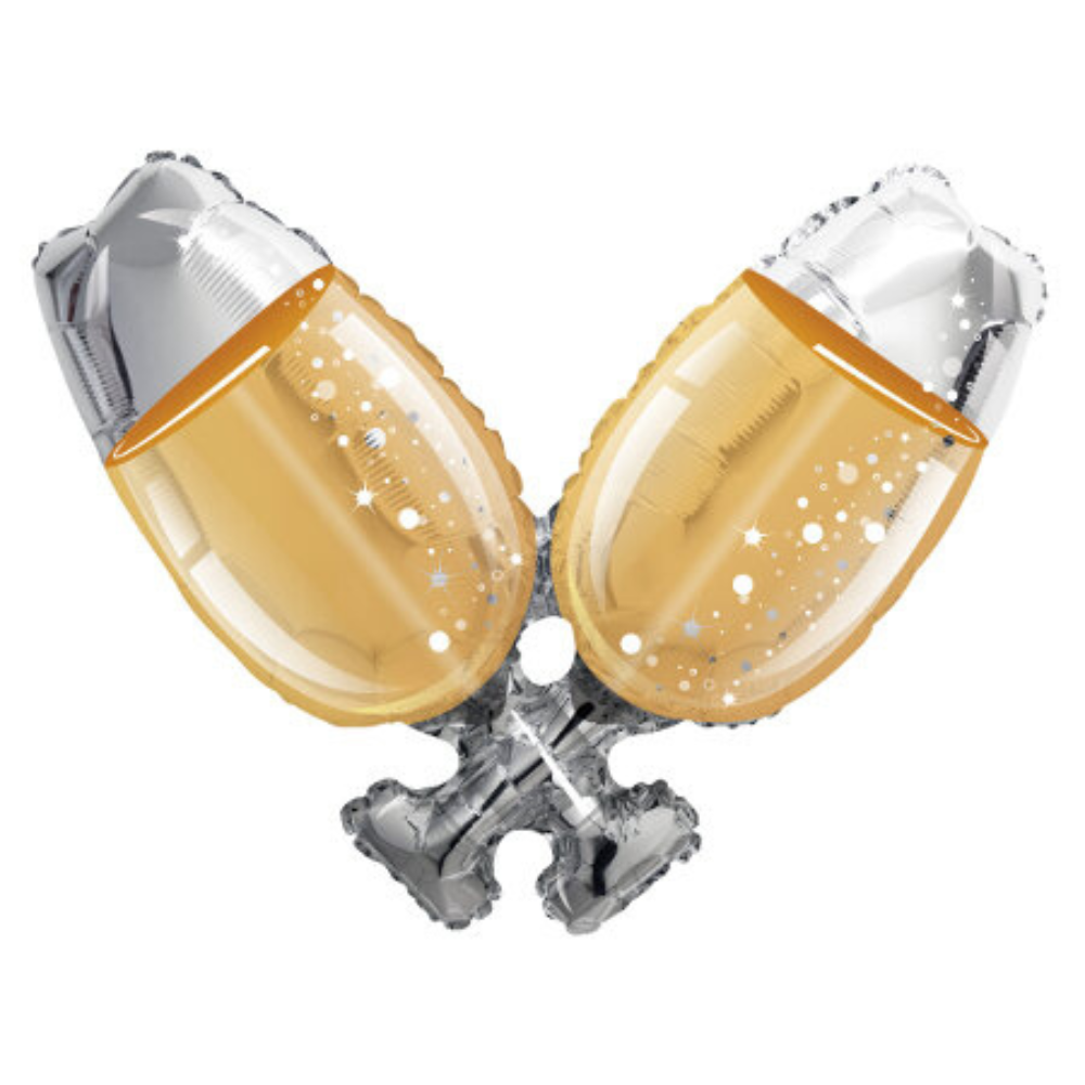 36” Champagne Glasses Shape