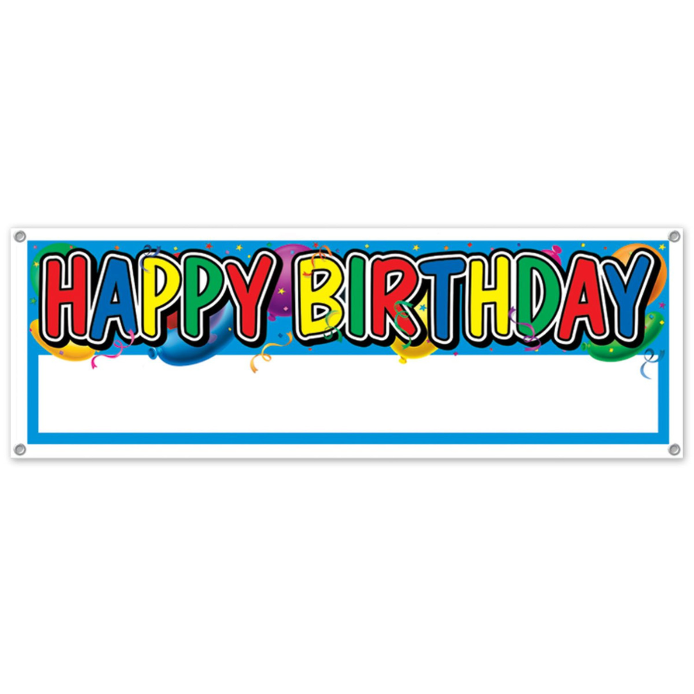 Happy Birthday Sign Banner