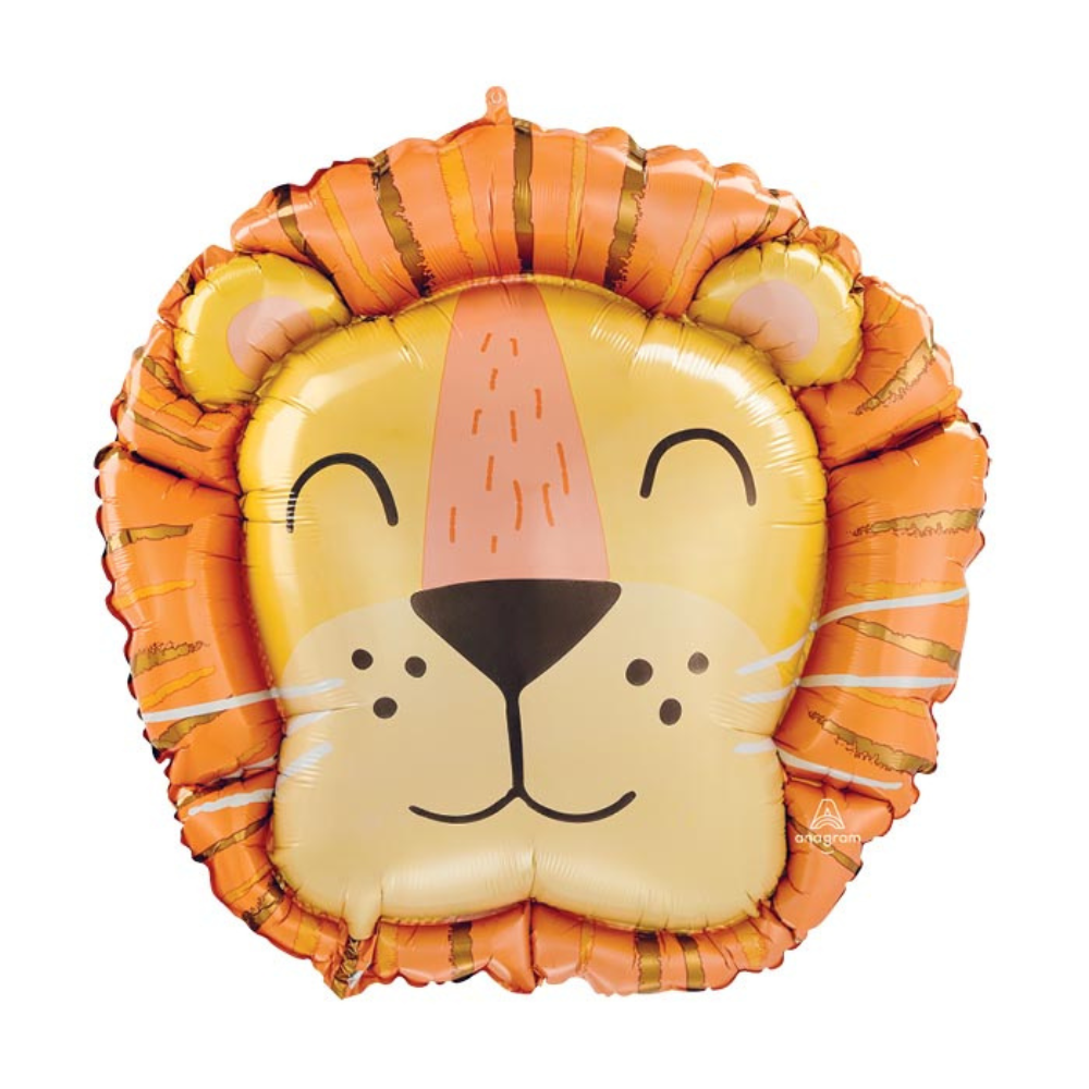 28"PKG GET WILD LION HEAD SHAPE