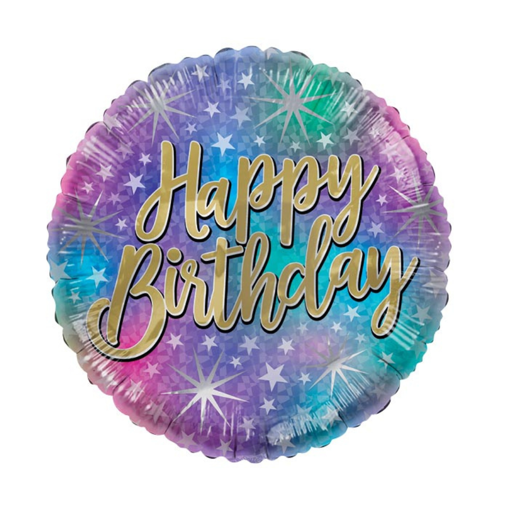 9"INFLATED BIRTHDAY SPARKLES