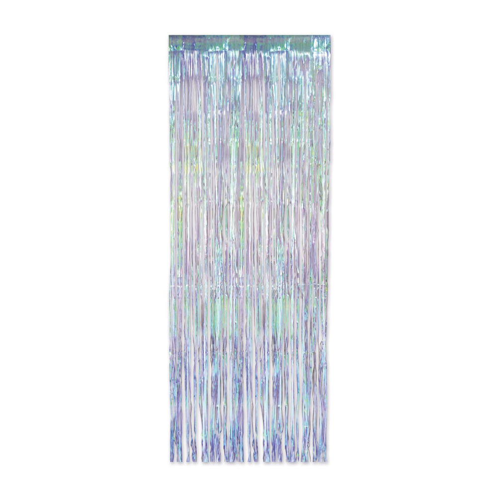 1-Ply Iridescent Fringe Curtain