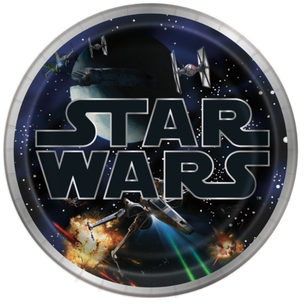 Star Wars Classic Round 9" Dinner Plates  8ct