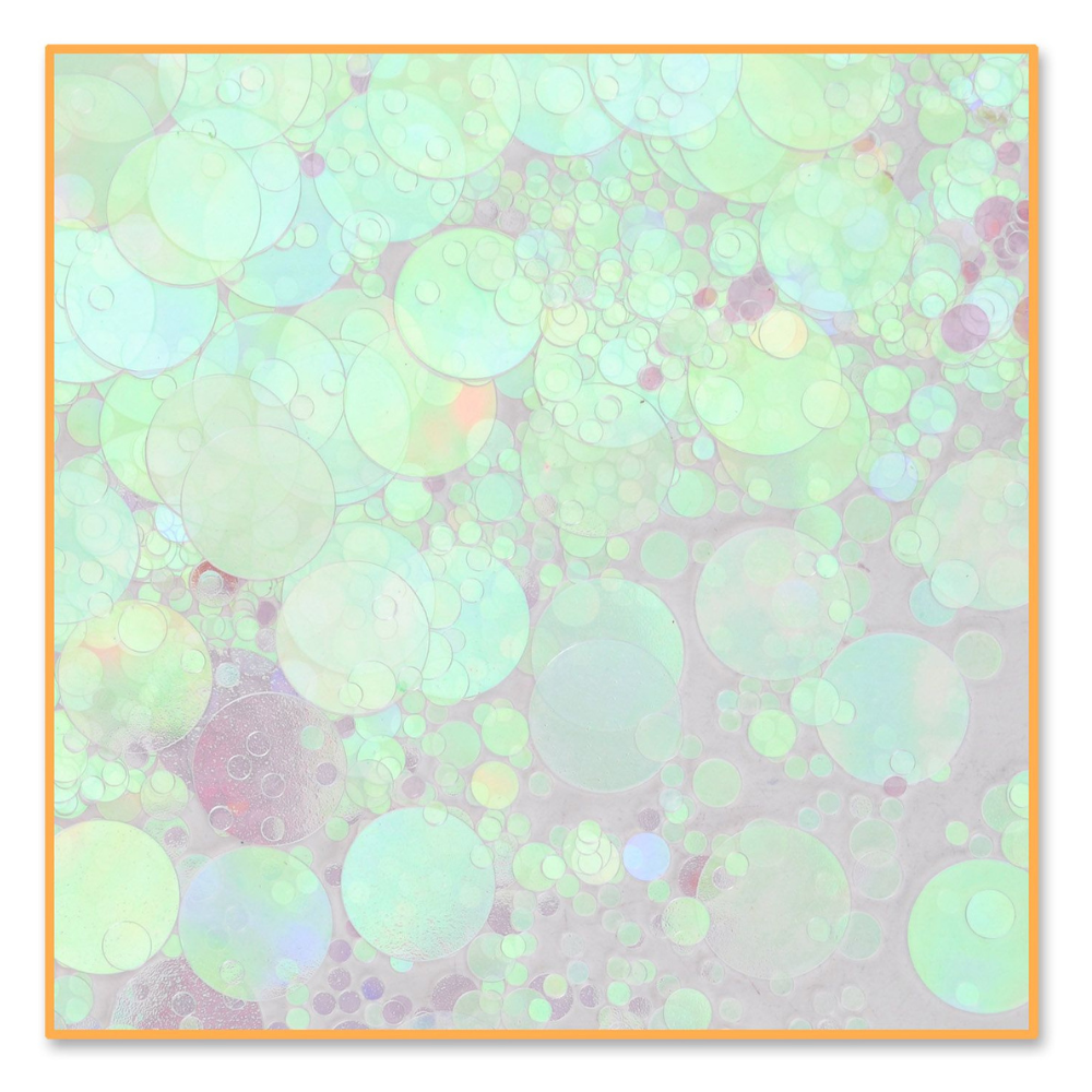 Iridescent Polkadots Confetti