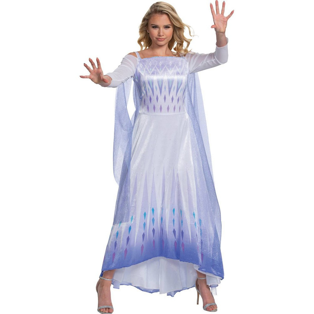Deluxe Elsa Costume – Women’s Medium (Size 8–10)