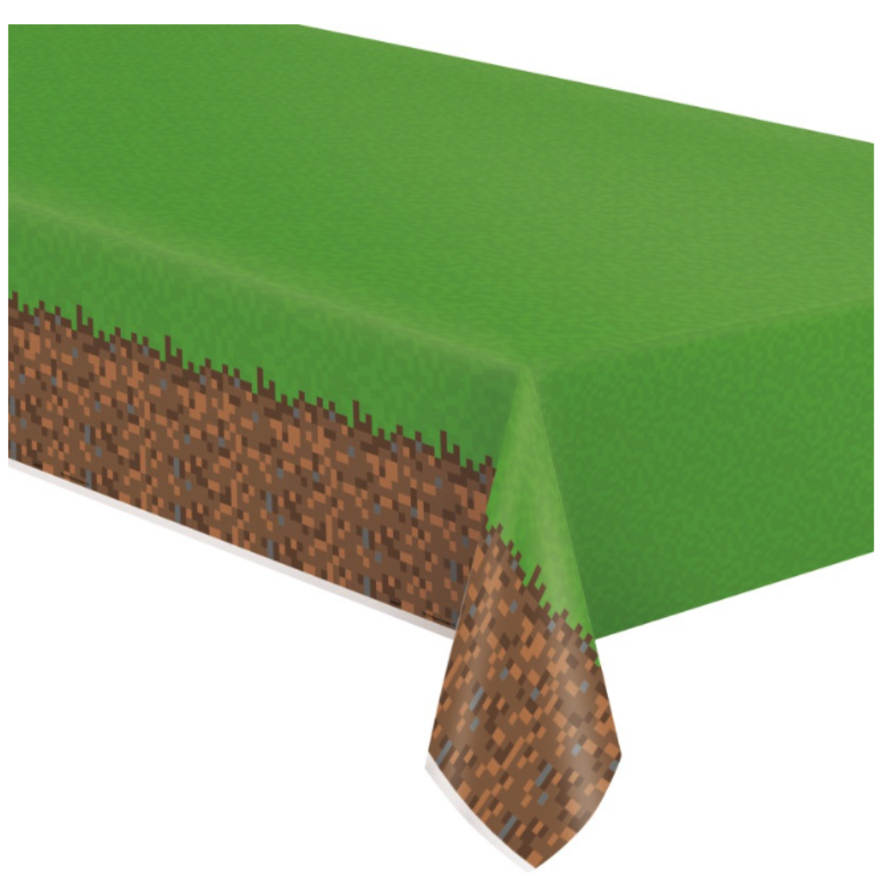 Minecraft Rectangular Plastic Table Cover  54" x 84"