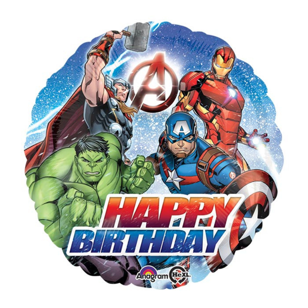  17"PKG AVENGERS BIRTHDAY BALLOON