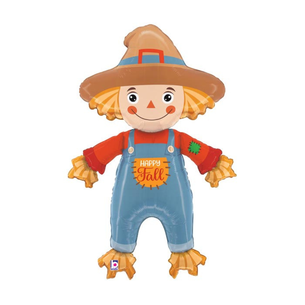 40" PKG HAPPY FALL CUTE SCARECROW SHAPE