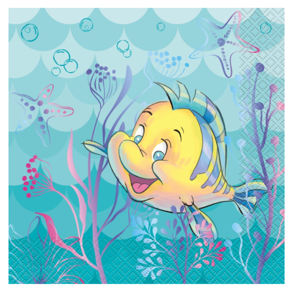 Disney The Little Mermaid Luncheon Napkins  16ct
