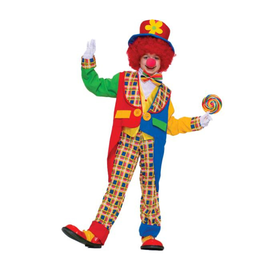 Clown On The Town Kids Costume