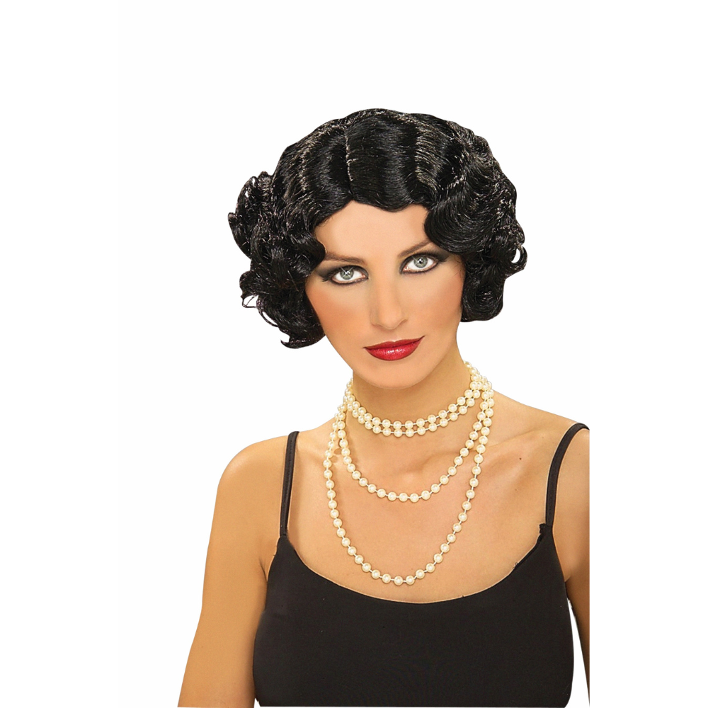 Flapper Wig Black