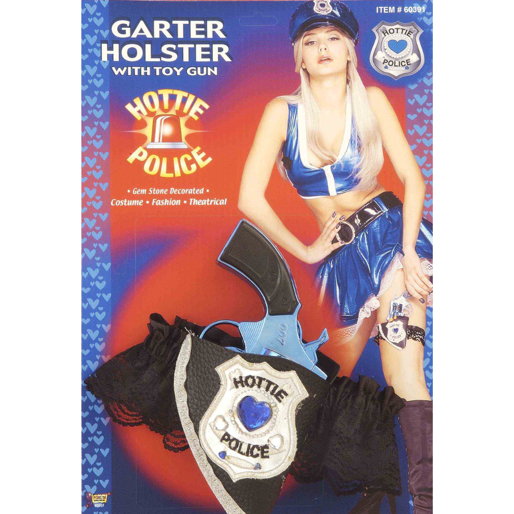 Hottie Police Gun & Garter
