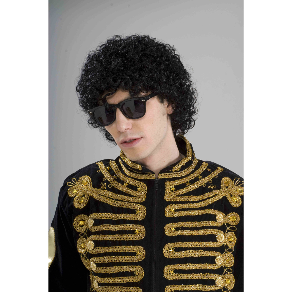 Deluxe Short Afro Wig Black