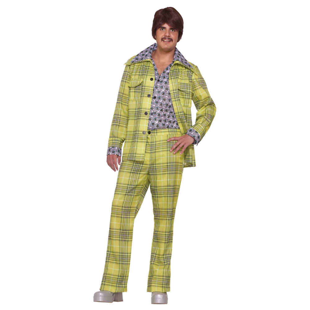 Leisure Suit Adult Costume - Plaid