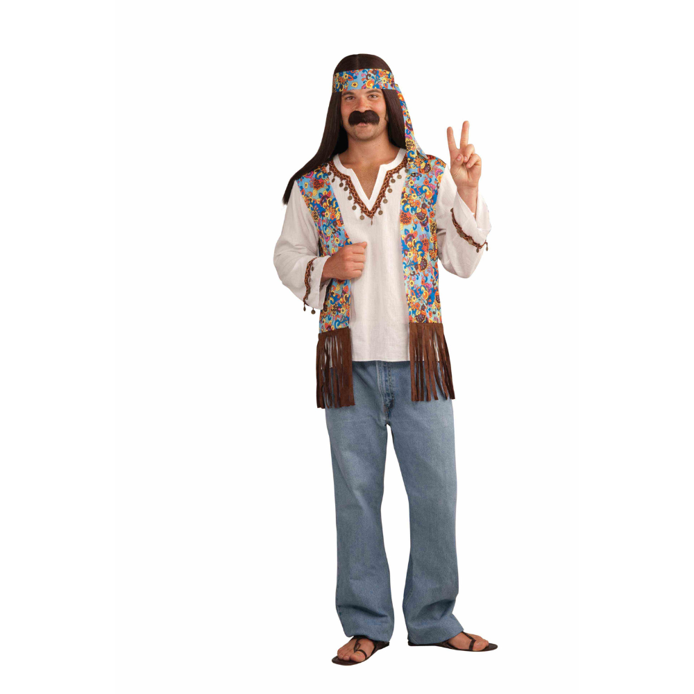 Hippie Groovy Adult Costume Set