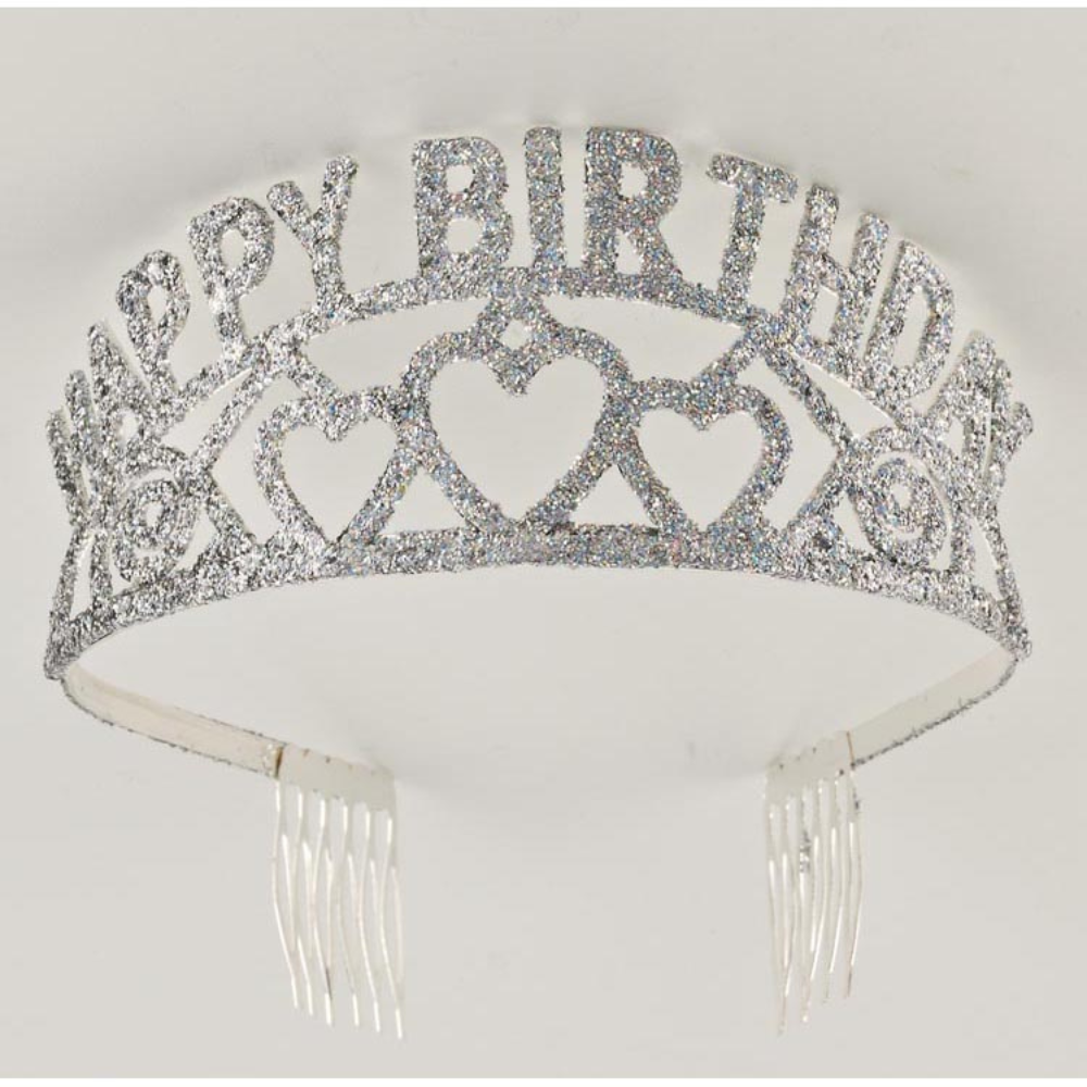 Glitter Tiara-Happy Birthday