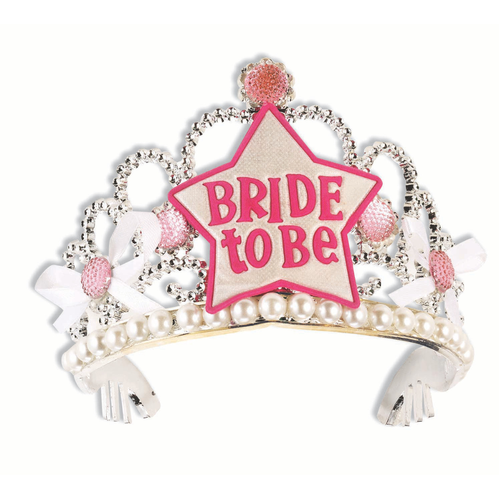 Bride To Be-Star Tiara-White-Pink