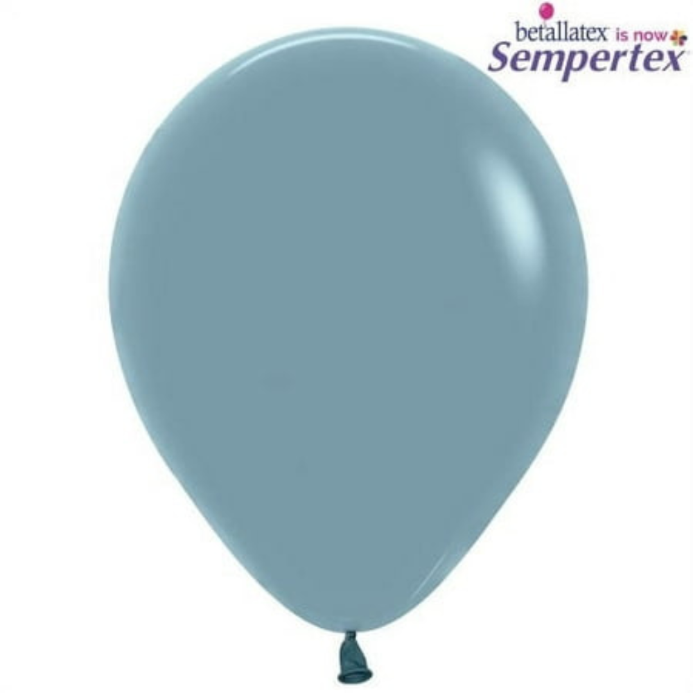 11 Inch Sempertex Dusk Blue Betallatex  Balloons (100 Pack) - Party Supplies Decorations