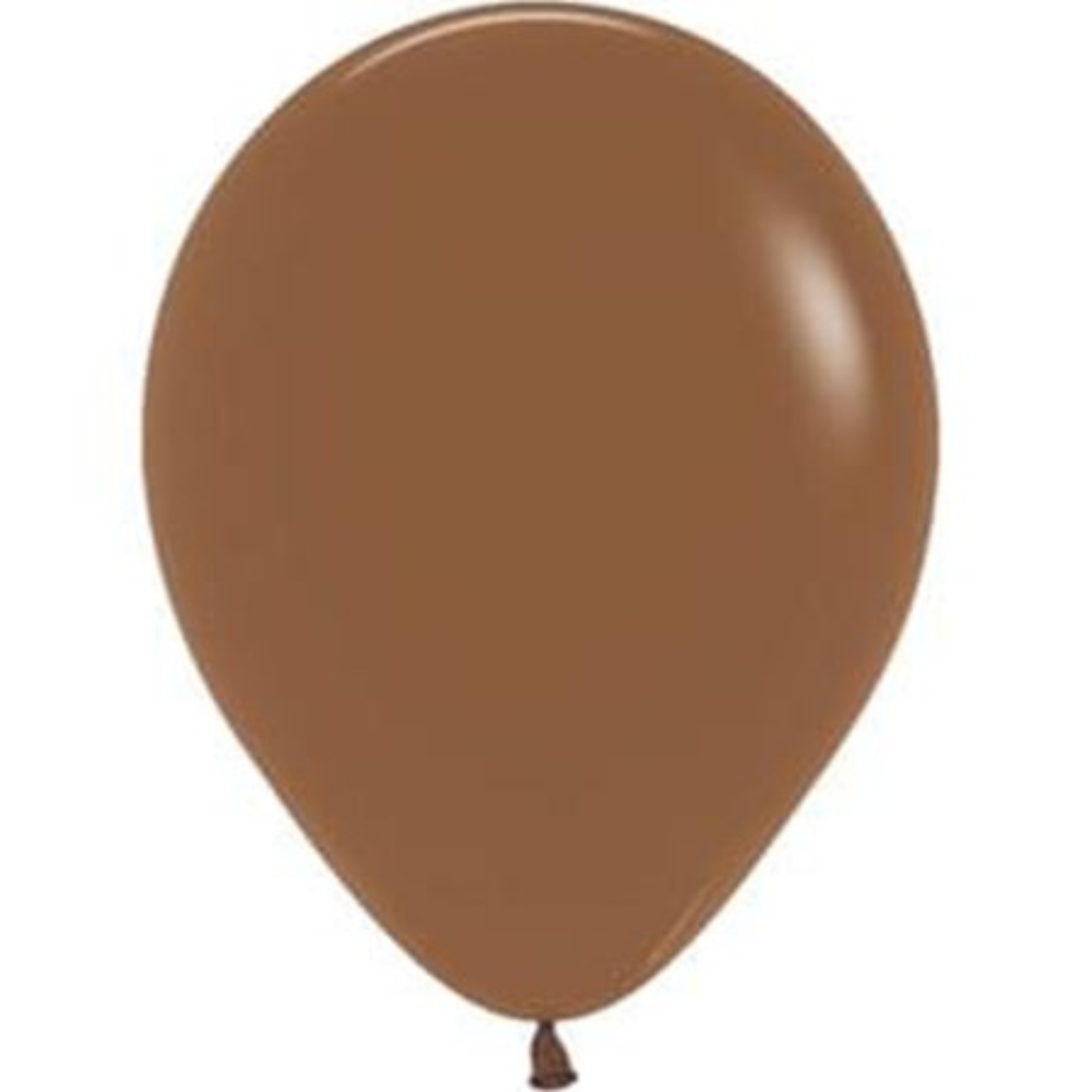 11 Inch Sempertex Deluxe Coffee Latex  Balloons (100 Pack) - Party Supplies Decorations