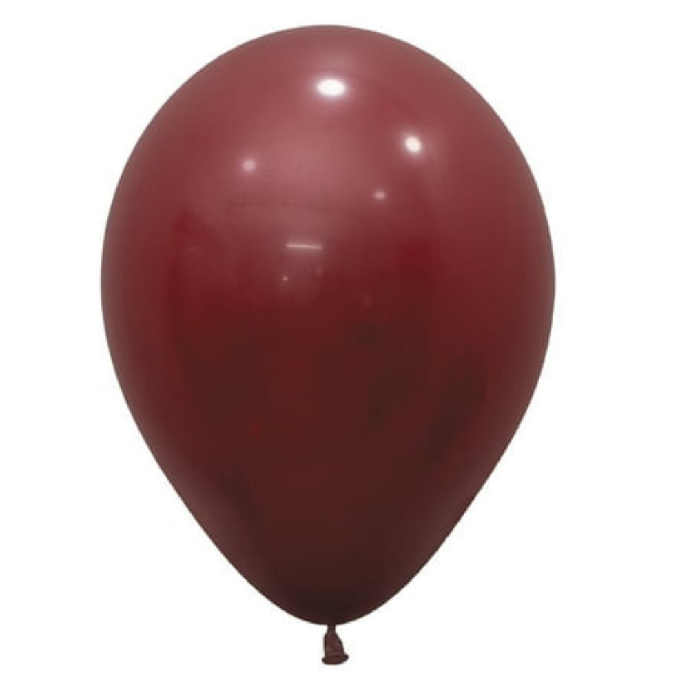 11 Inch Sempertex Deluxe Merlot Balloons (100 Pack) - Party Supplies Decorations 