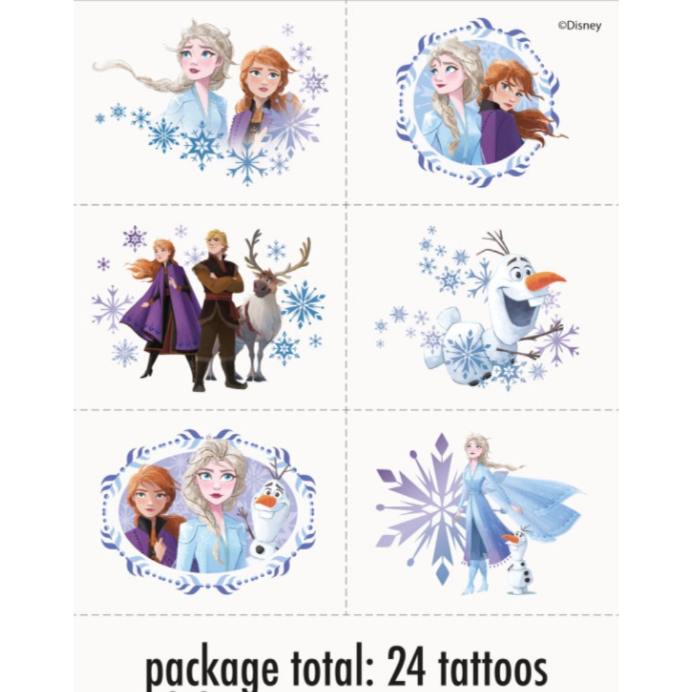 Disney Frozen 2 Tattoos  24ct