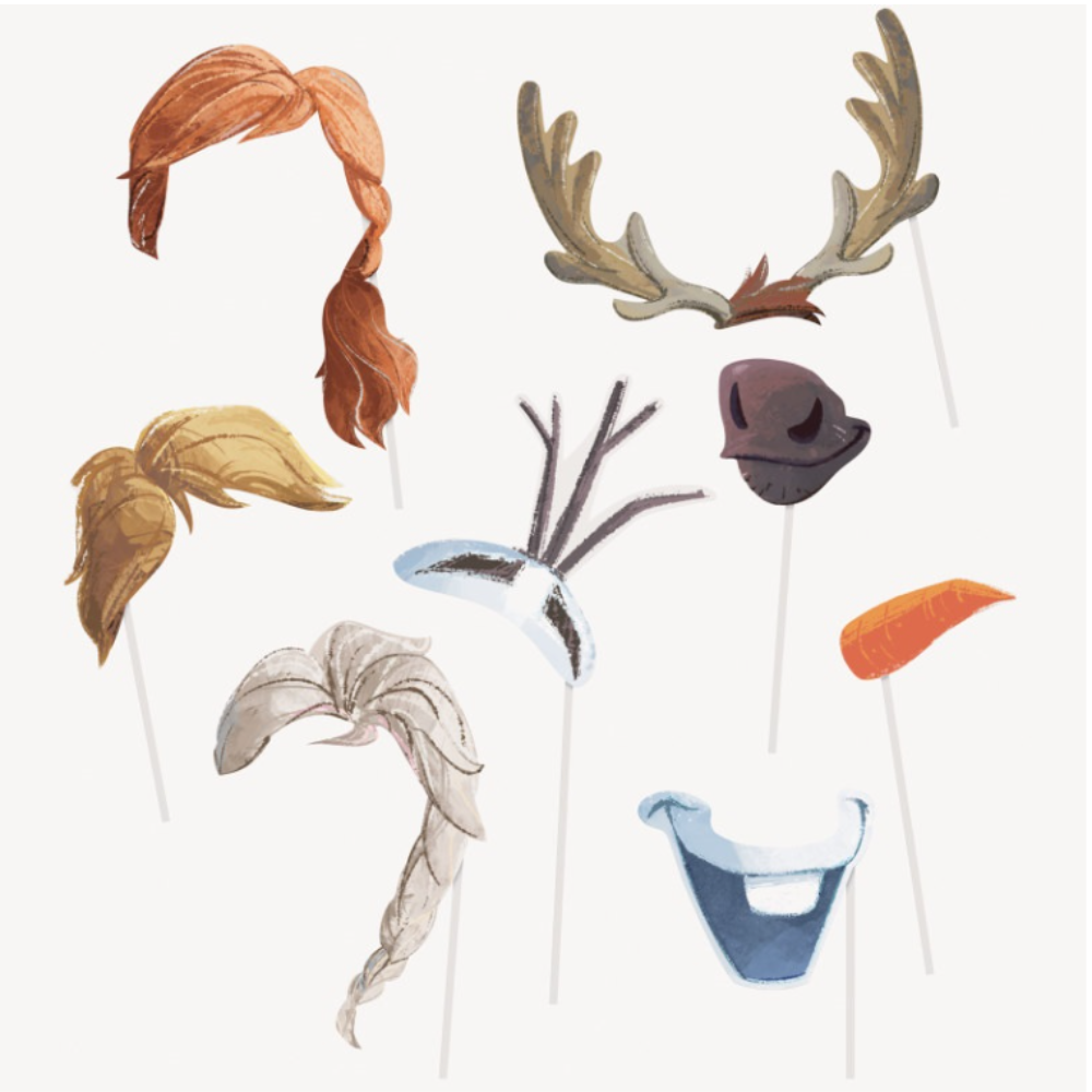 Disney Frozen 2 Photo Booth Props  8ct