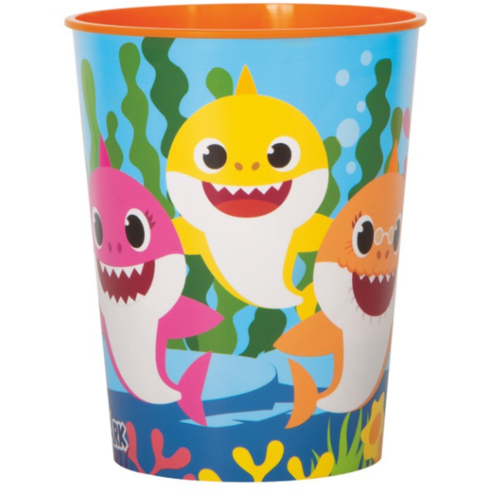Baby Shark 16oz Plastic Stadium Cup