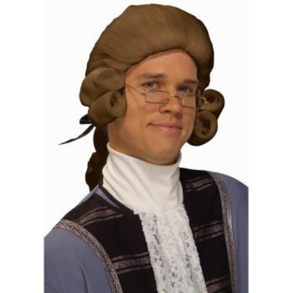 Men's Colonial Wig-Brown