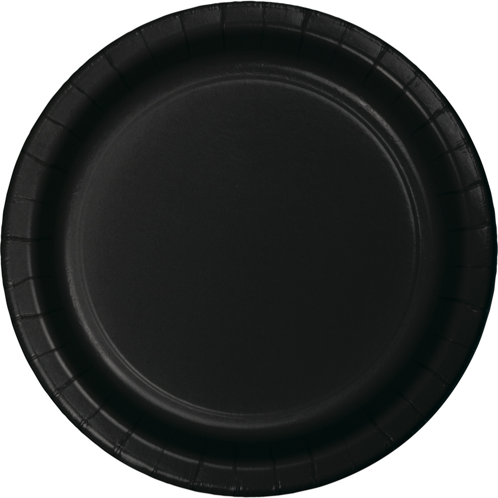10" Paper Plate- Black Velvet