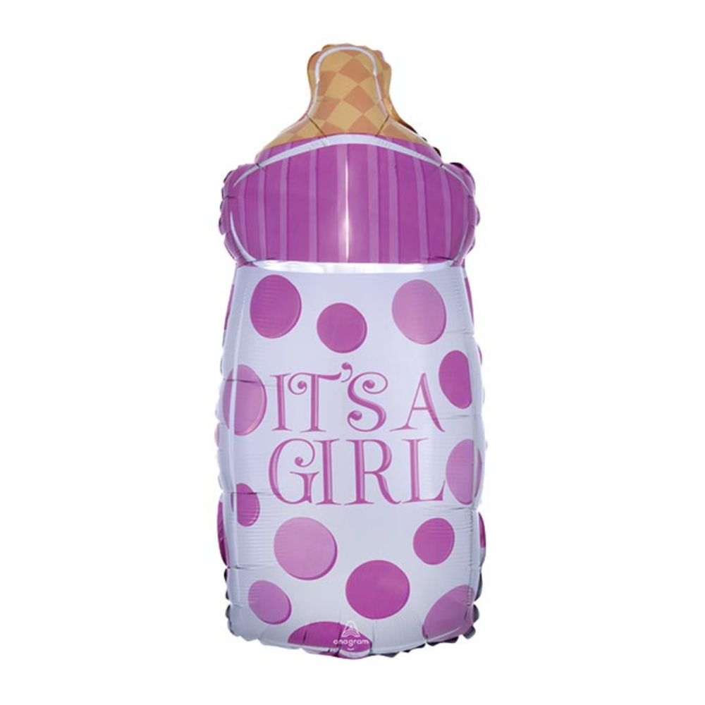 23"PKG IT'S A GIRL BOTTLE STANDARD SHAPE