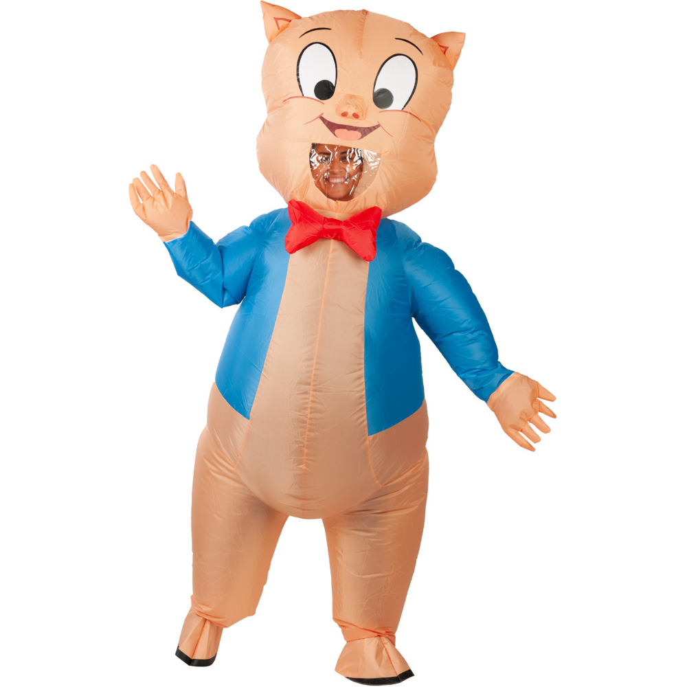 Porky Pig Adult Inflatable Costume