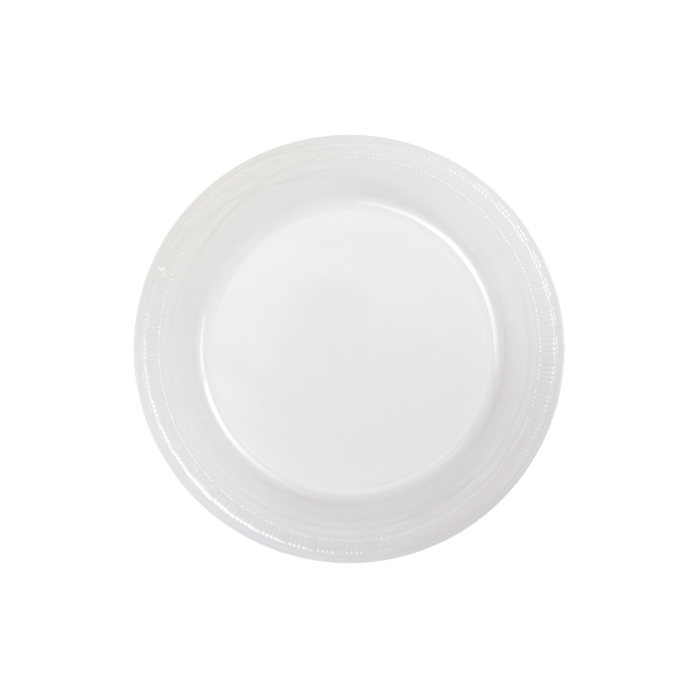 Clear Plastic Banquet Plates