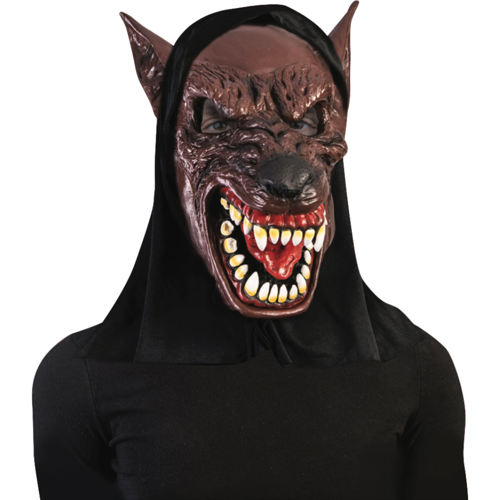 Hooded Wolf Mask