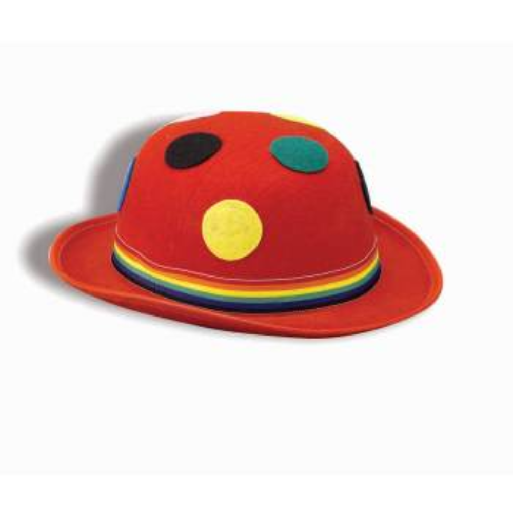 Red Polka Dot Derby Hat