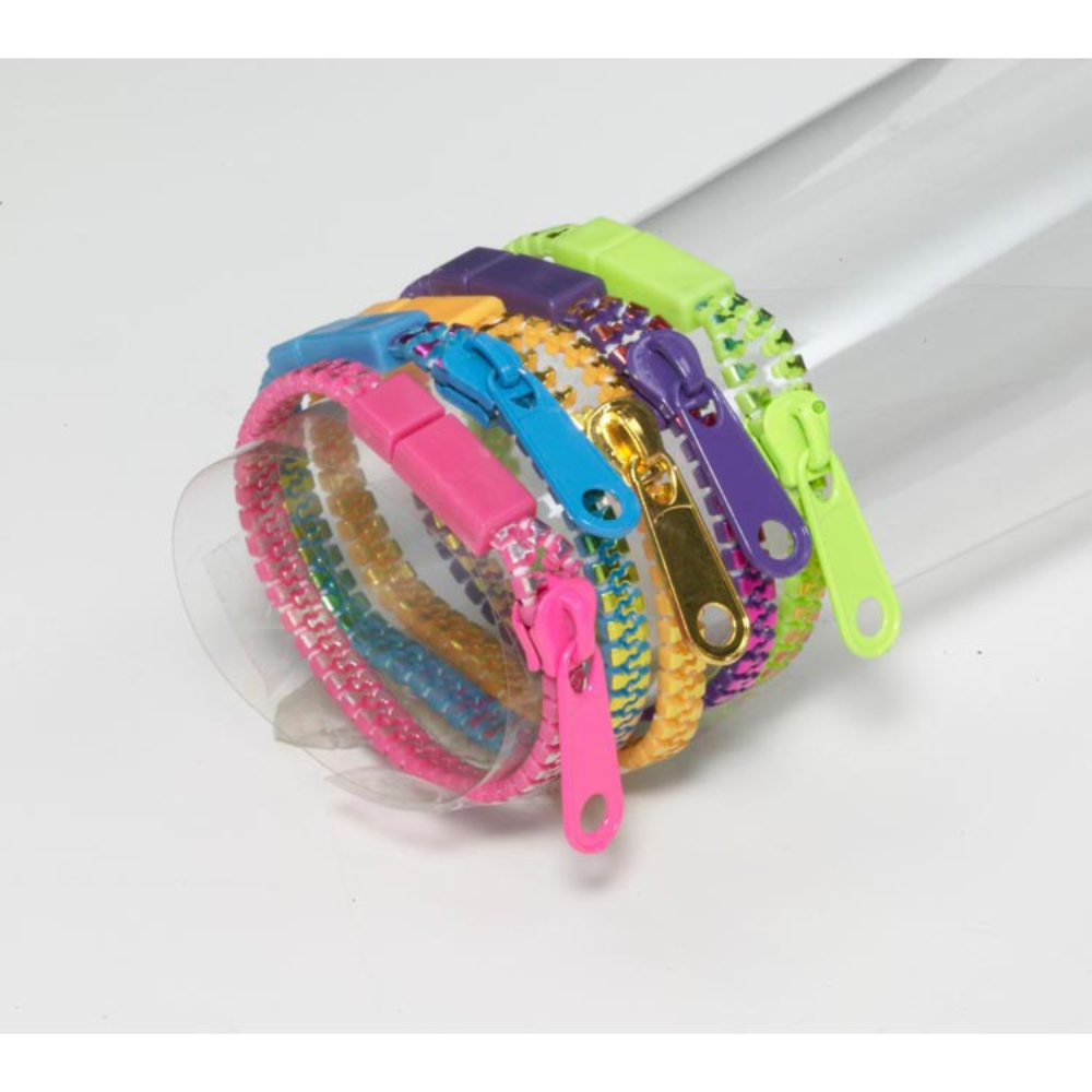 Metallic Zipper Bracelets