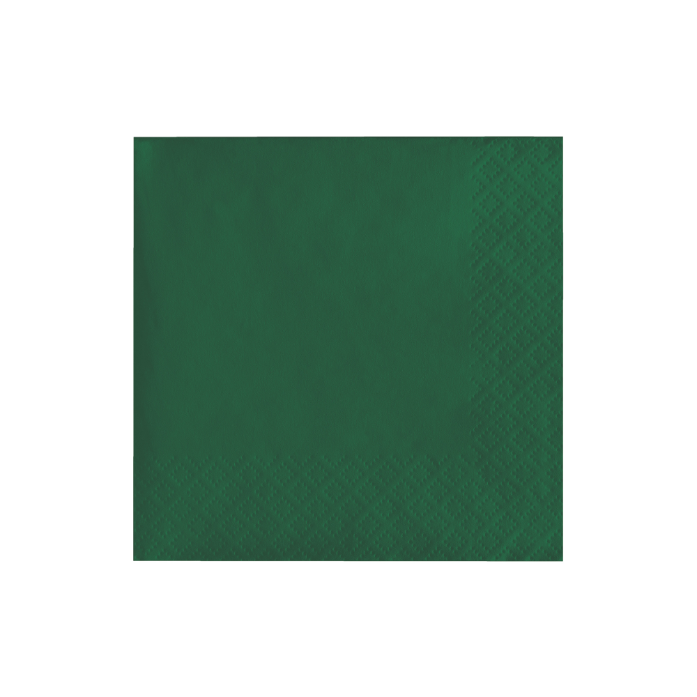 Hunter Green-  2ply Beverage Napkins