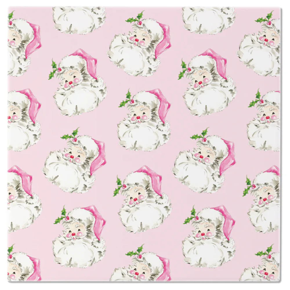 Pink Santa Trivet