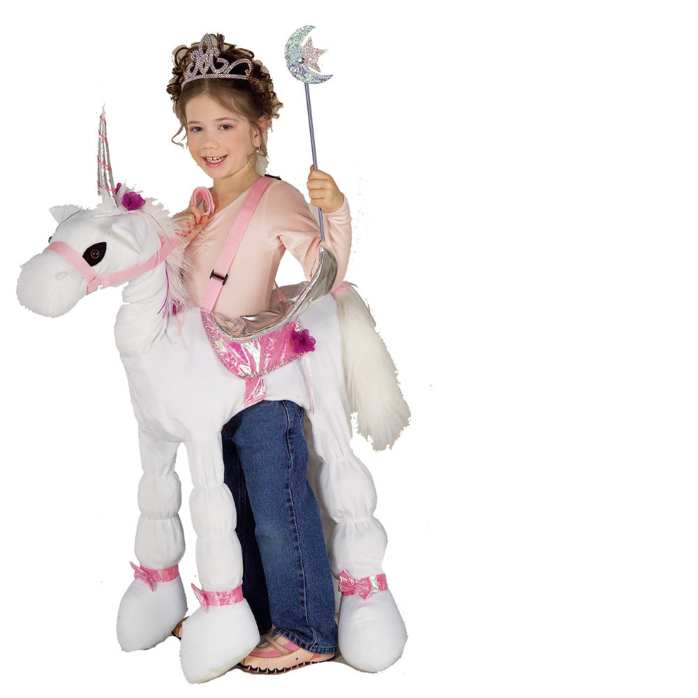 Girls Ride-A-Unicorn Costume