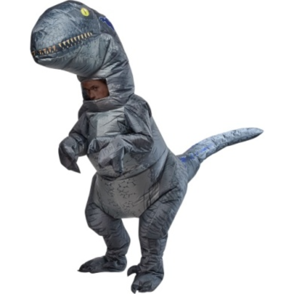 Jurassic World Blue Inflatable Costume-Adults