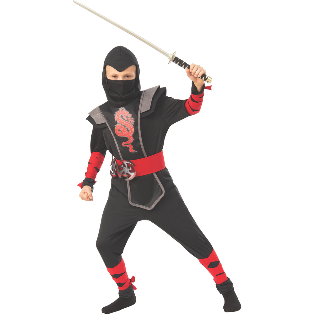 Red Ninja Kids Costume