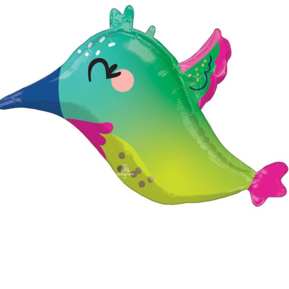 489 25" Colorful Hummingbird