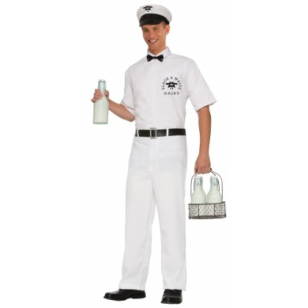 50's Milkman Costume-Adult