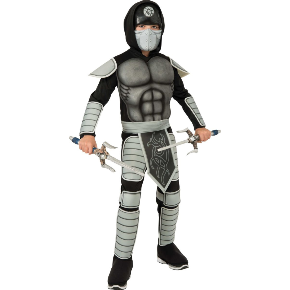 Muscle Chest Kids Stealth Ninja Costume