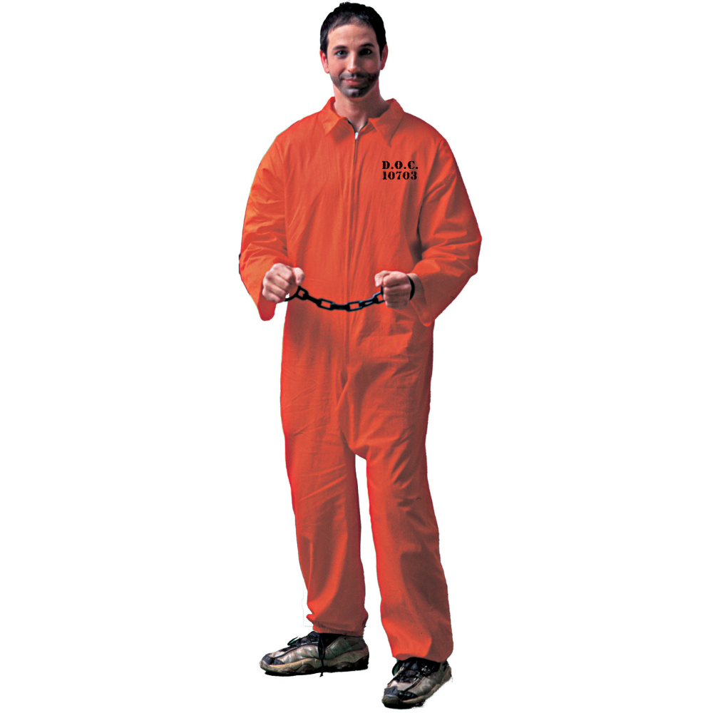 Jailbird Adult Costume