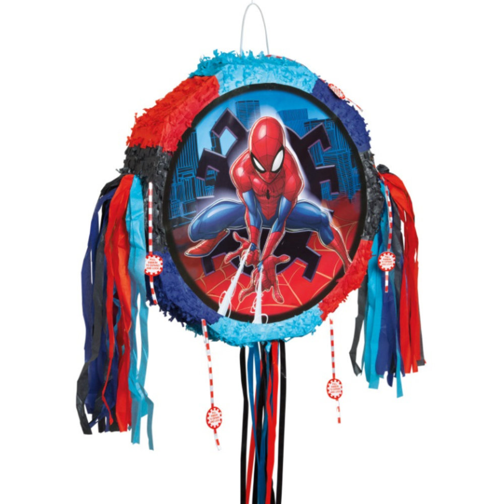 Spider-Man Drum Pull Pop Out Pinata