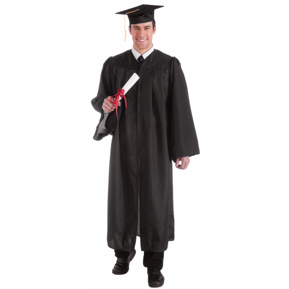 Graduation Robe-Adult-Black