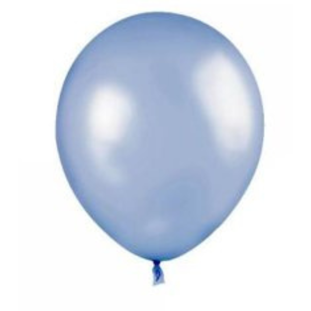 11 Inch Sempertex Deluxe Pearl Blue Latex Balloons (100 Pack) - Party Supplies Decorations 