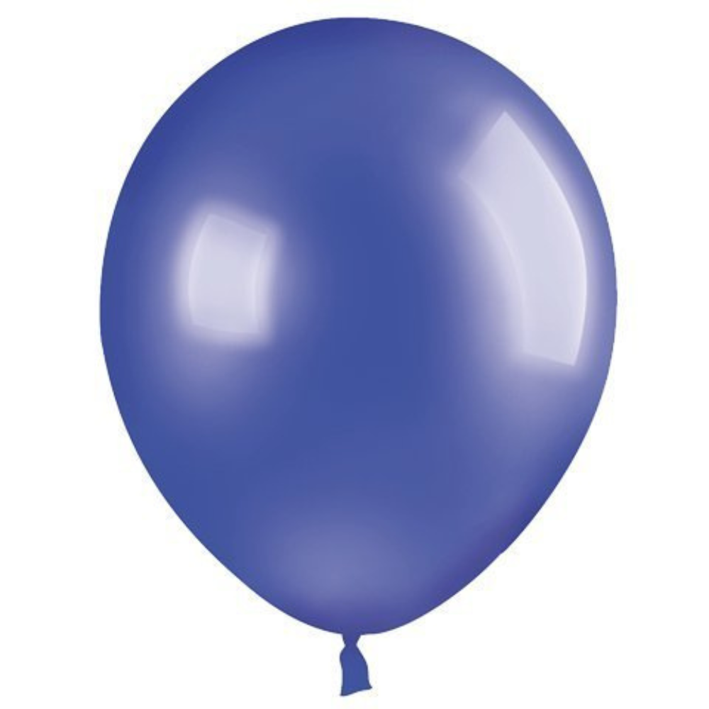 11 Inch Sempertex Metallic Blue Latex Balloons (100 Pack) - Party Supplies Decorations