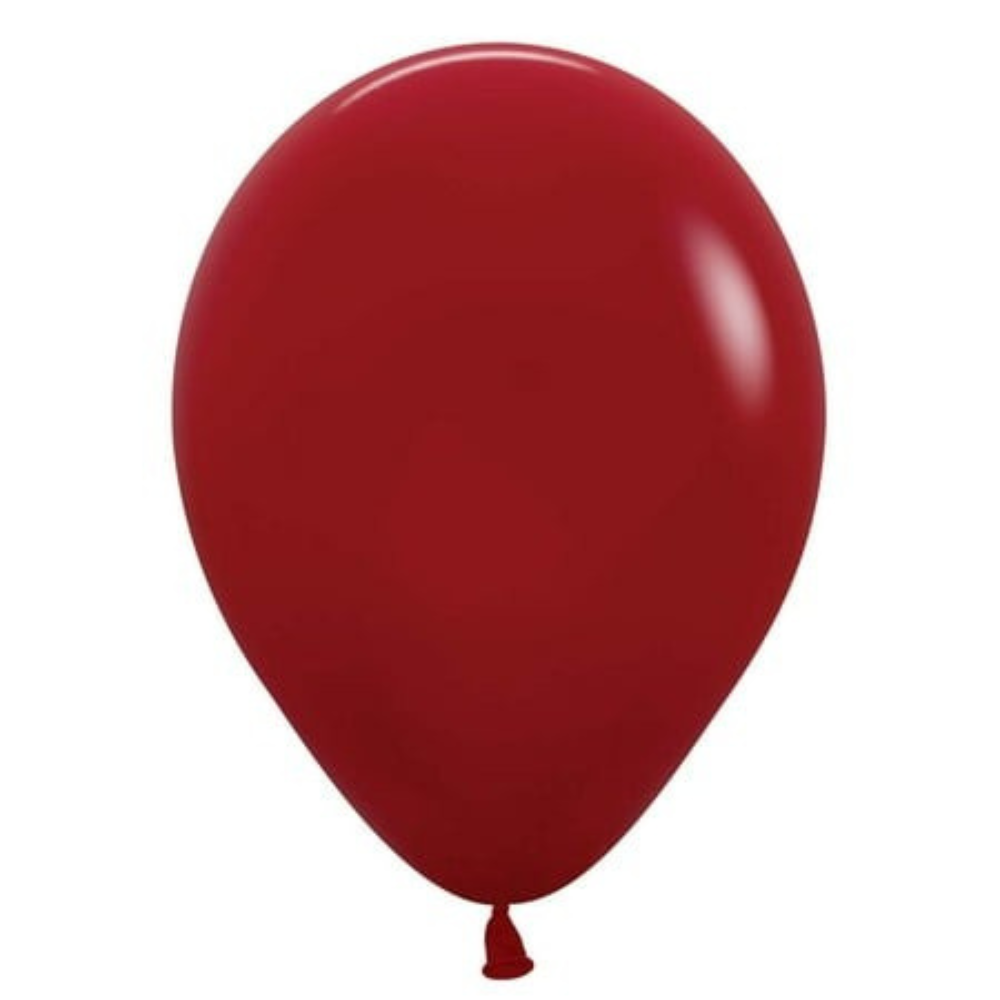 11 Inch Sempertex Deluxe Imperial Red Latex Balloons (100 Pack) - Party Supplies Decorations